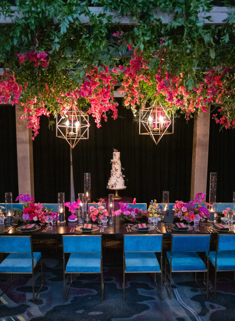 Indoor Sarasota wedding reception redesigned after Hurricane Ian | Jennifer Buono Events