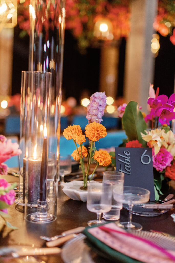Candlelit reception design at Florida estate wedding | Jennifer Buono Events